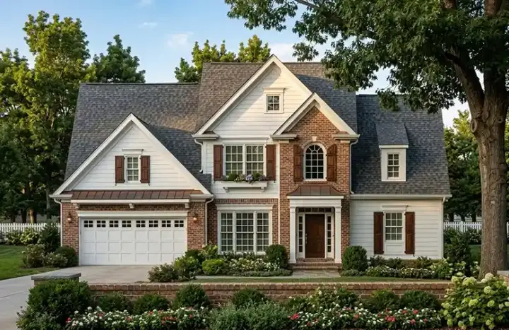Traditional house plans 85-307 - front exterior, 1,979 sq ft, 3 bed, 2 bath house plans | Monster House Plans
