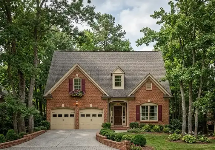 Traditional house plans 85-308 - front exterior, 1,347 sq ft, 3 bed, 2 bath house plans | Monster House Plans
