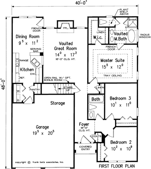 Main Floor Plan: 85-308