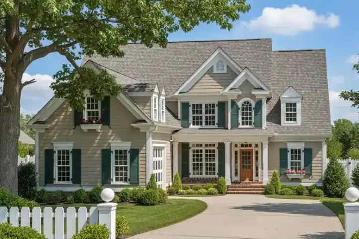 Southwest house plans 85-312 - front exterior, 2,500 sq ft, 3 bed, 2 bath house plans | Monster House Plans