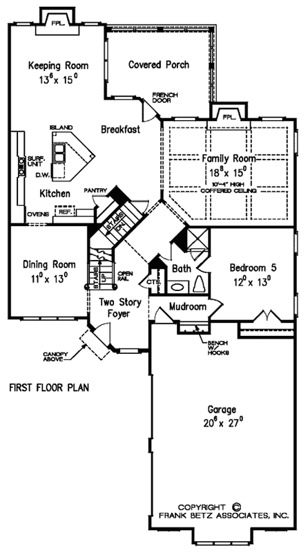 Main Floor Plan: 85-316