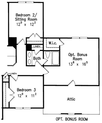 Southern Style Home Design Plan: 85-325