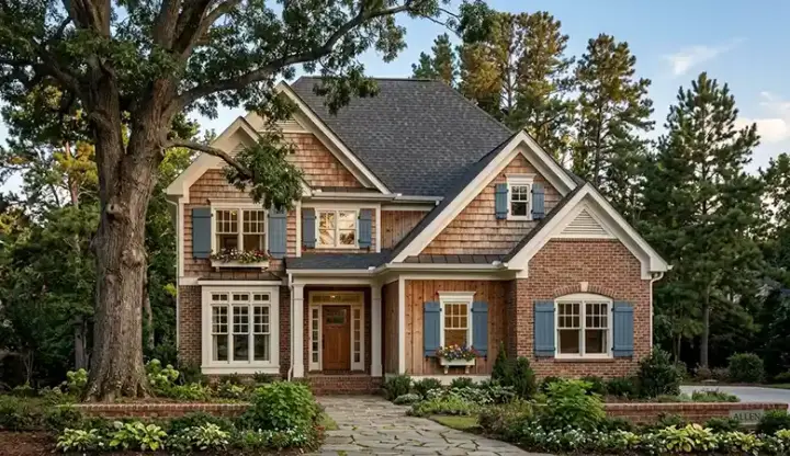 Traditional house plans 85-330 - front exterior, 2,792 sq ft, 4 bed, 3 bath house plans | Monster House Plans