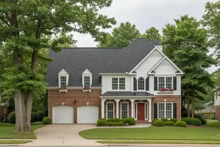 Southern Colonial house plans 85-331 - front exterior, 2,238 sq ft, 4 bed, 2 bath house plans | Monster House Plans