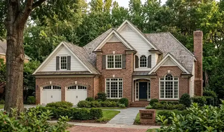 Traditional house plans 85-333 - front exterior, 2,394 sq ft, 4 bed, 3 bath house plans | Monster House Plans