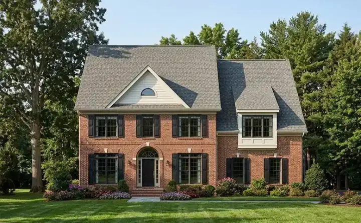 Southern Colonial house plans 85-335 - front exterior, 2,252 sq ft, 4 bed, 2 bath house plans | Monster House Plans