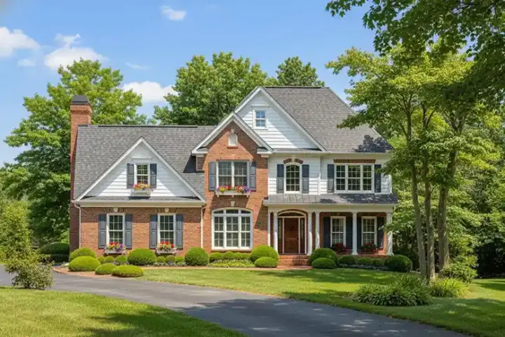 Traditional house plans 85-339 - front exterior, 2,756 sq ft, 5 bed, 3 bath house plans | Monster House Plans