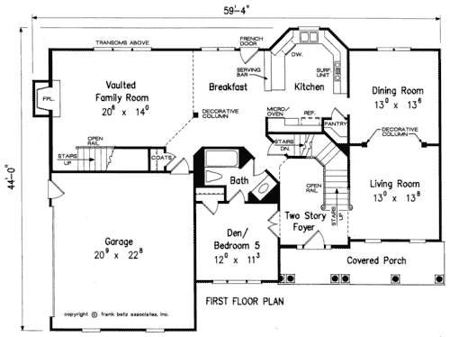 Main Floor Plan: 85-339