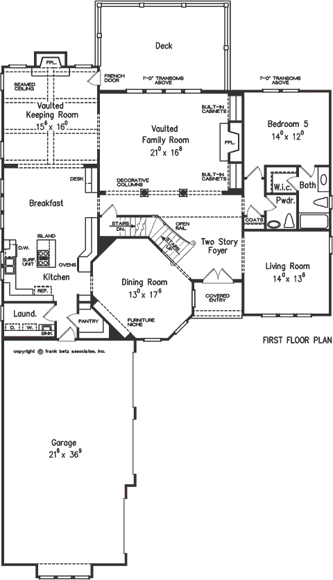 Main Floor Plan: 85-345