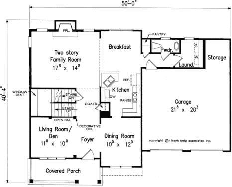 Main Floor Plan: 85-350