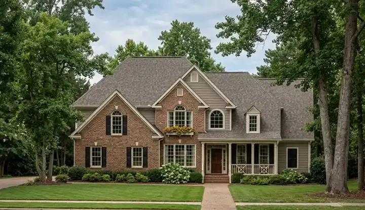 Traditional house plans 85-355 - front exterior, 3,322 sq ft, 5 bed, 4 bath house plans | Monster House Plans