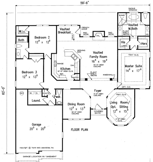 Main Floor Plan: 85-360
