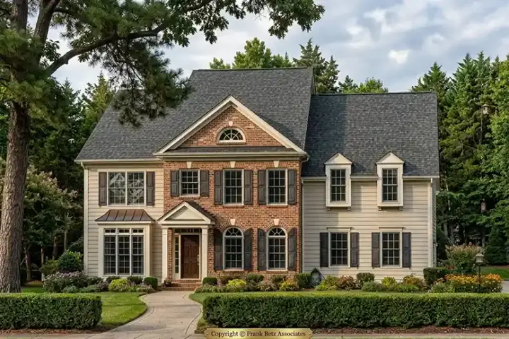 Southern Colonial house plans 85-366 - front exterior, 2,778 sq ft, 4 bed, 2 bath house plans | Monster House Plans