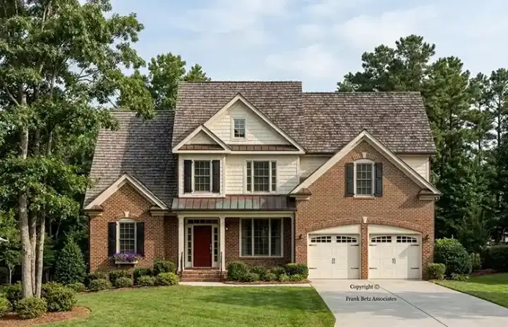 Traditional house plans 85-380 - front exterior, 2,113 sq ft, 3 bed, 2 bath house plans | Monster House Plans