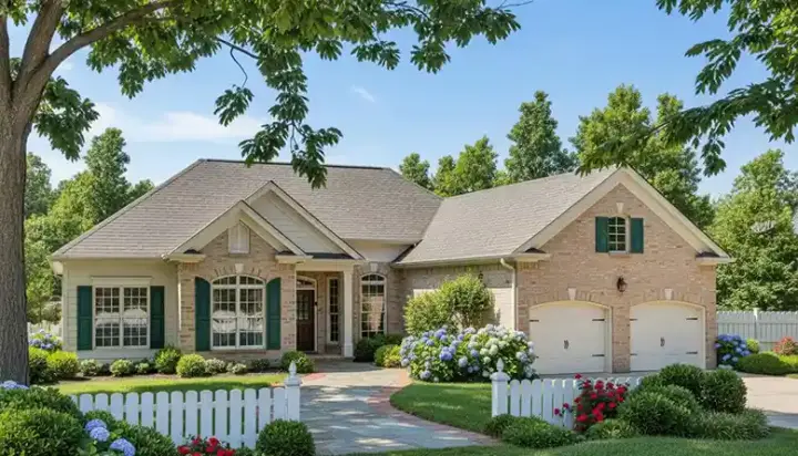Traditional house plans 85-383 - front exterior, 1,915 sq ft, 4 bed, 3 bath house plans | Monster House Plans