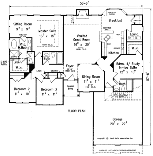 Main Floor Plan: 85-383