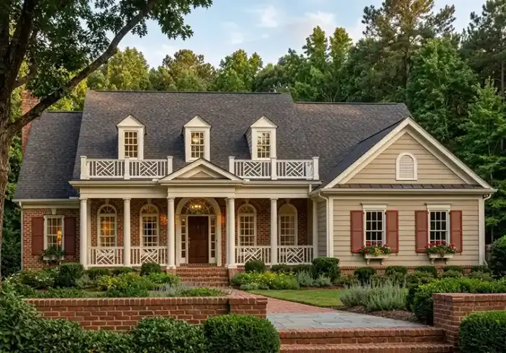 Country house plans 85-393 - front exterior, 2,296 sq ft, 3 bed, 2 bath house plans | Monster House Plans