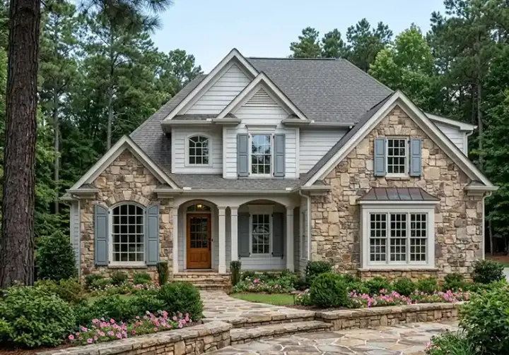 Cottage house plans 85-394 - front exterior, 1,879 sq ft, 3 bed, 2 bath house plans | Monster House Plans