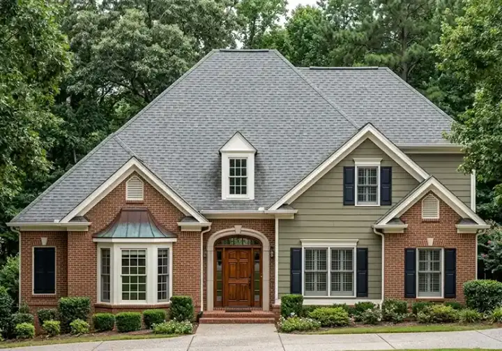 Traditional house plans 85-395 - front exterior, 1,975 sq ft, 3 bed, 2 bath house plans | Monster House Plans