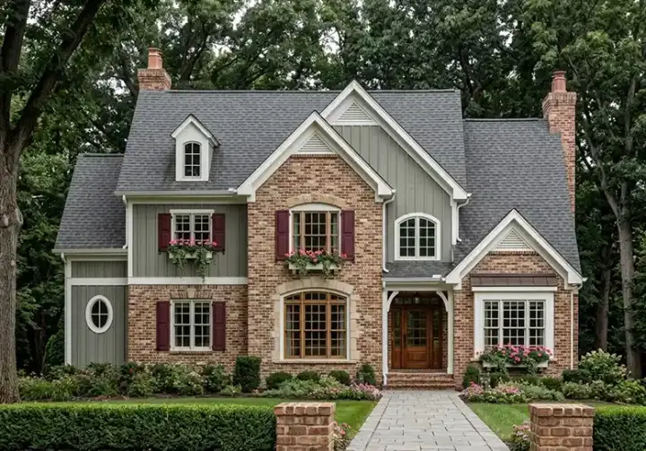 Traditional house plans 85-400 - front exterior, 3,051 sq ft, 5 bed, 4 bath house plans | Monster House Plans