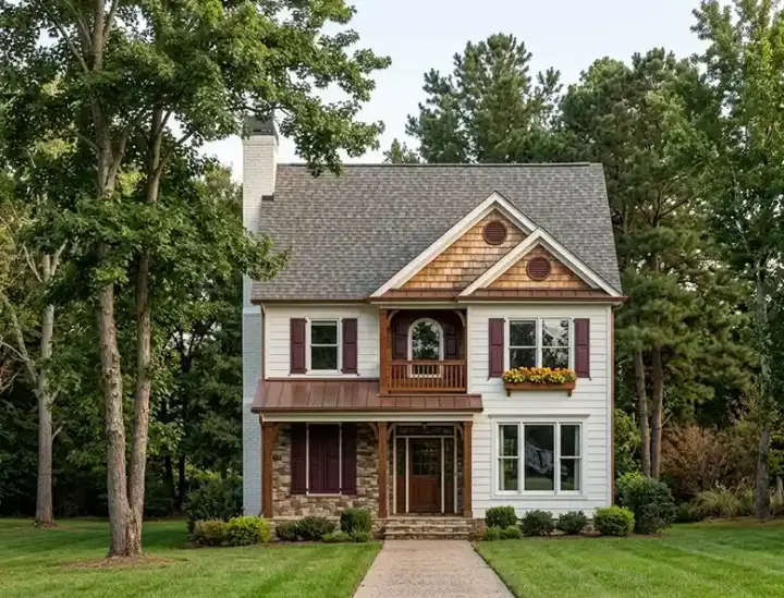 Southern house plans 85-402 - front exterior, 2,232 sq ft, 4 bed, 2 bath house plans | Monster House Plans