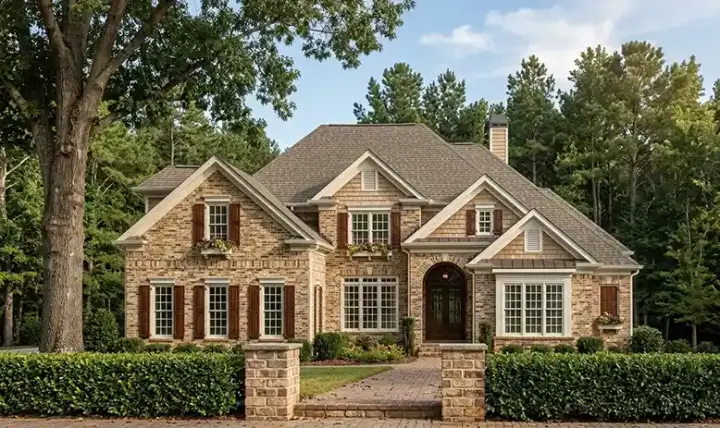 Southern house plans 85-416 - front exterior, 3,274 sq ft, 4 bed, 3 bath house plans | Monster House Plans