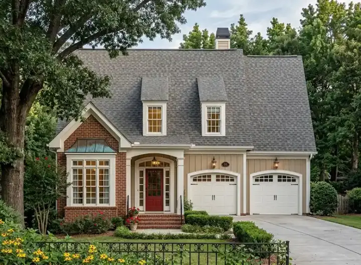 Cottage house plans 85-420 - front exterior, 2,458 sq ft, 4 bed, 3 bath house plans | Monster House Plans