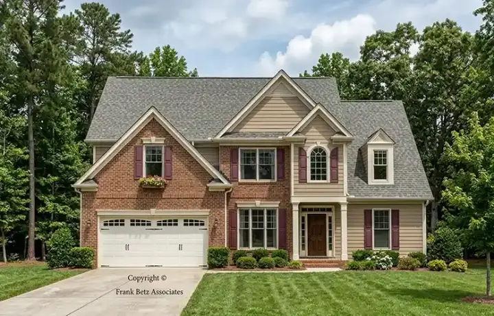Traditional house plans 85-421 - front exterior, 1,509 sq ft, 3 bed, 2 bath house plans | Monster House Plans