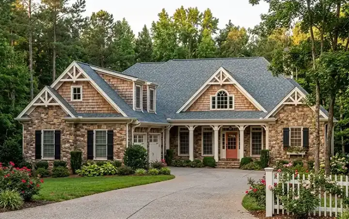 Cottage house plans 85-434 - front exterior, 2,395 sq ft, 3 bed, 2 bath house plans | Monster House Plans