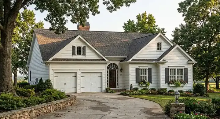 Traditional house plans 85-436 - front exterior, 1,085 sq ft, 3 bed, 2 bath house plans | Monster House Plans