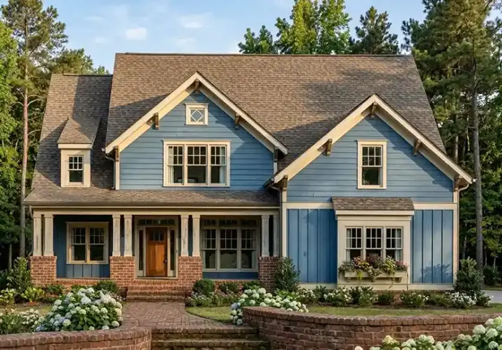 Craftsman house plans 85-442 - front exterior, 2,795 sq ft, 4 bed, 3 bath house plans | Monster House Plans