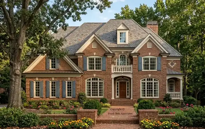 Southern house plans 85-446 - front exterior, 3,262 sq ft, 4 bed, 3 bath house plans | Monster House Plans