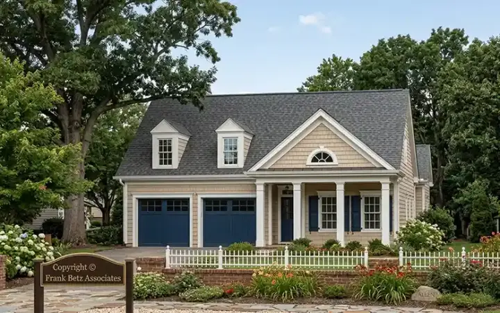 Southern house plans 85-449 - front exterior, 1,437 sq ft, 2 bed, 1 bath house plans | Monster House Plans