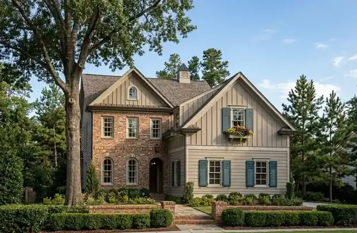 Traditional house plans 85-459 - front exterior, 2,528 sq ft, 4 bed, 3 bath house plans | Monster House Plans