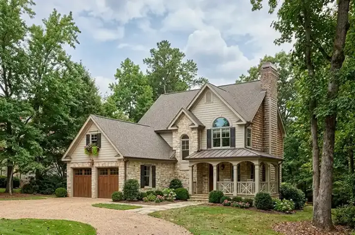 Country house plans 85-469 - front exterior, 1,492 sq ft, 3 bed, 2 bath house plans | Monster House Plans