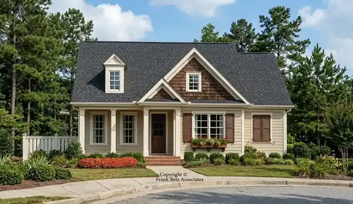 Craftsman house plans 85-473 - front exterior, 2,147 sq ft, 3 bed, 2 bath house plans | Monster House Plans