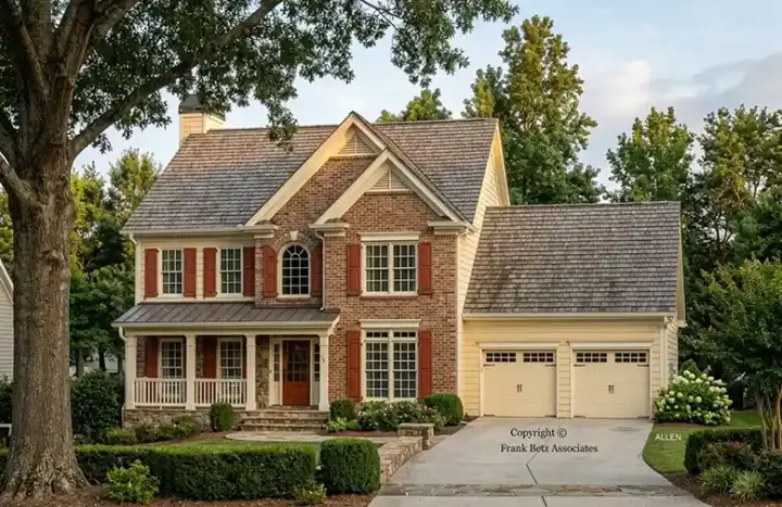 Traditional house plans 85-477 - front exterior, 1,995 sq ft, 3 bed, 2 bath house plans | Monster House Plans