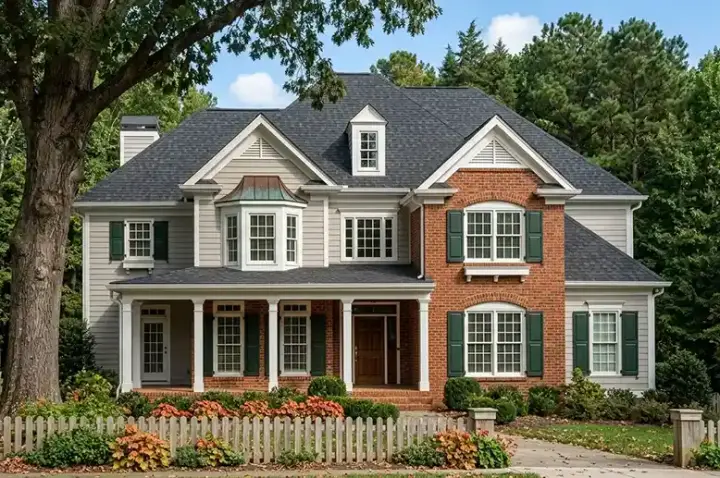 Country house plans 85-501 - front exterior, 3,041 sq ft, 5 bed, 4 bath house plans | Monster House Plans