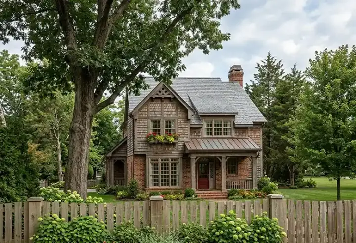 English Country house plans 85-506 - front exterior, 2,411 sq ft, 3 bed, 2 bath house plans | Monster House Plans