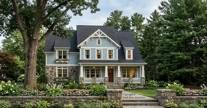 Craftsman house plans 85-521 - front exterior, 2,631 sq ft, 5 bed, 3 bath house plans | Monster House Plans