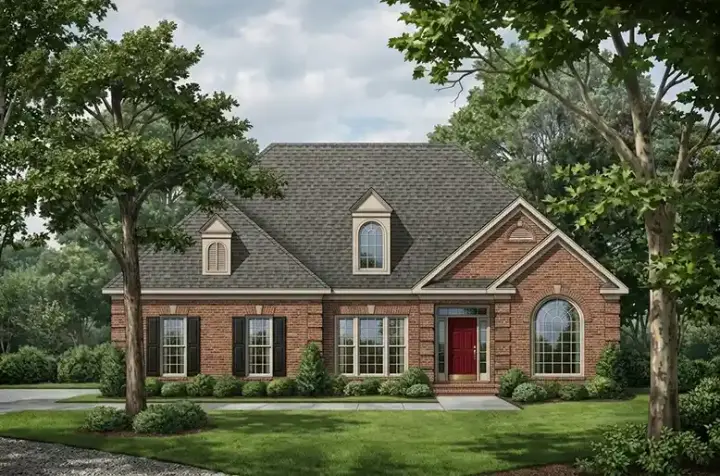 Traditional house plans 85-530 - front exterior, 2,094 sq ft, 3 bed, 2 bath house plans | Monster House Plans