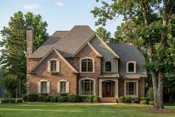Traditional house plans 85-535 - front exterior, 2,824 sq ft, 5 bed, 4 bath house plans | Monster House Plans