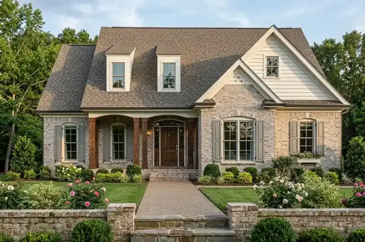 Traditional house plans 85-564 - front exterior, 2,351 sq ft, 4 bed, 3 bath house plans | Monster House Plans