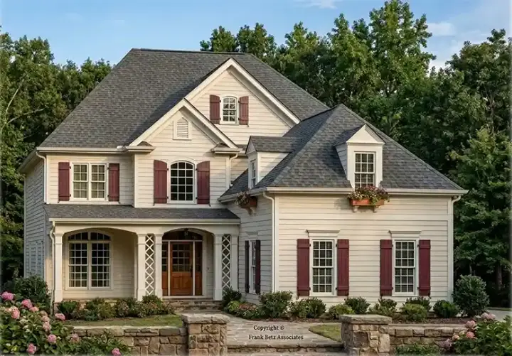 Southern house plans 85-567 - front exterior, 2,154 sq ft, 3 bed, 3 bath house plans | Monster House Plans