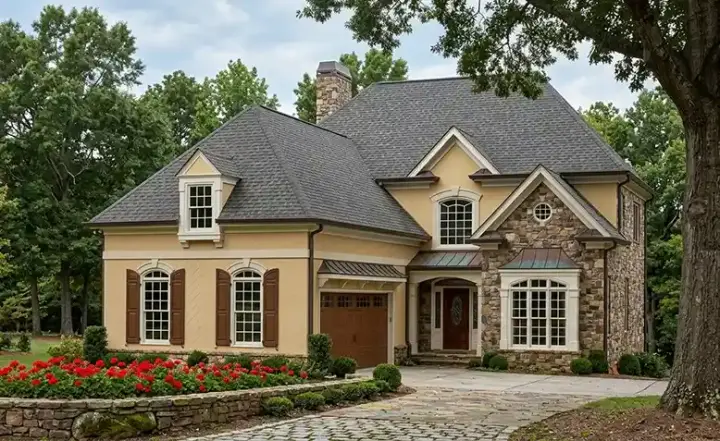 Cottage house plans 85-581 - front exterior, 2,015 sq ft, 3 bed, 3 bath house plans | Monster House Plans