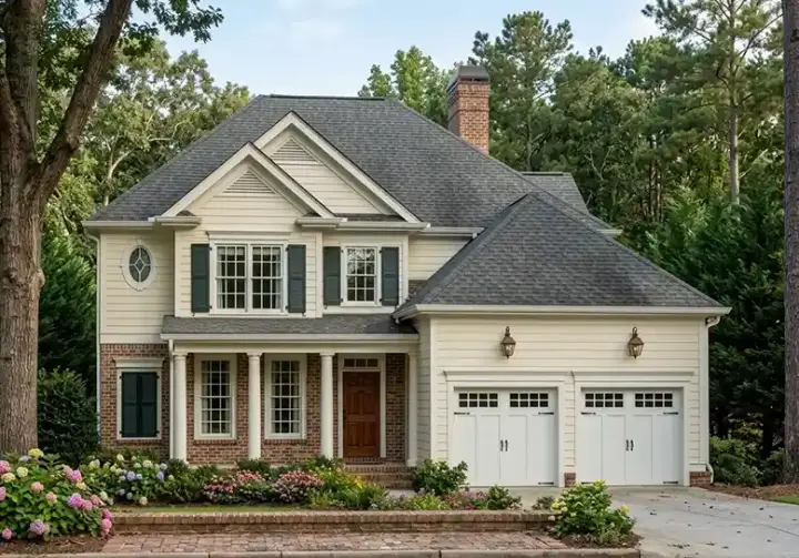 Traditional house plans 85-592 - front exterior, 2,040 sq ft, 4 bed, 2 bath house plans | Monster House Plans