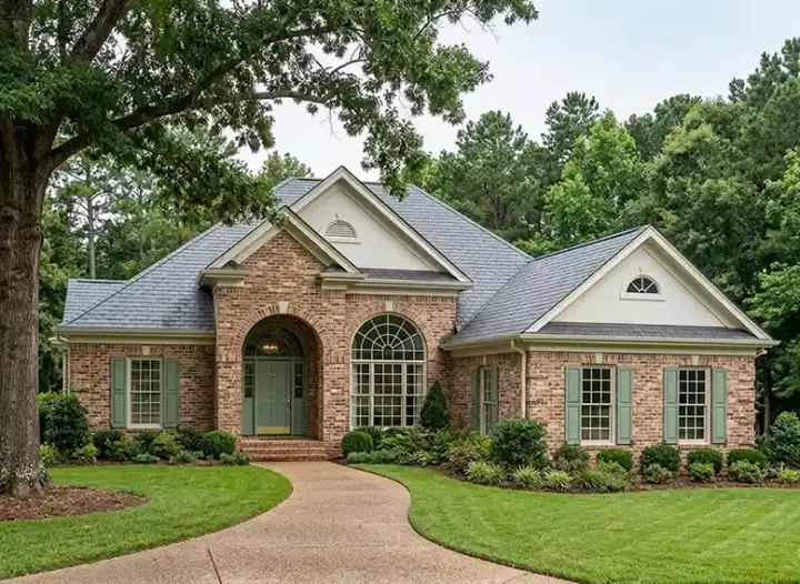 Traditional house plans 85-608 - front exterior, 1,832 sq ft, 3 bed, 2 bath house plans | Monster House Plans