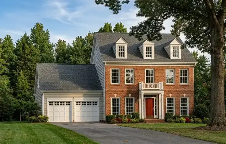 Southern Colonial house plans 85-612 - front exterior, 1,606 sq ft, 3 bed, 2 bath house plans | Monster House Plans