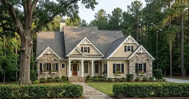 Traditional house plans 85-646 - front exterior, 2,548 sq ft, 4 bed, 3 bath house plans | Monster House Plans