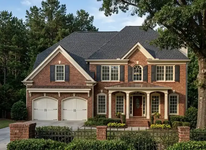 Traditional house plans 85-665 - front exterior, 2,135 sq ft, 4 bed, 3 bath house plans | Monster House Plans